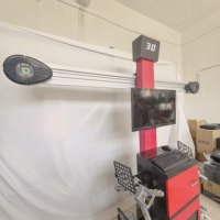 Machine d'alignement de roues 3D industrielle haut de gamme avec écran LED double pour les ateliers de réparation de pneus