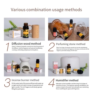 น้ำมันหอมระเหยออร์แกนิกแบบส่วนตัวสำหรับฉลากสินค้า  ละลายน้ำได้ ใช้สำหรับอโรมาเธอราพีในบ้าน ห้องนอน รถยนต์ และเครื่องเพิ่มความชื้นในอากาศ - Product Image 6