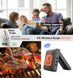 Termômetro <span class=keywords><strong>Digital</strong></span> Sem Fio Personalizado Hypersynes para ODM OEM Suportado para Churrasqueira e Grelhador Pro-03 - Product Image 4