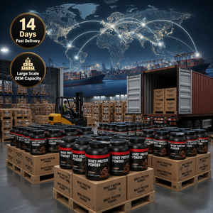 Isolat de protéines de lactosérum en poudre, 90 % de protéines, haute absorption pour la croissance et la récupération musculaire - Product Image 6