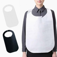Bavoirs dentaires en tissu doux et résistant aux fluides Tablier non tissé jetable pour adultes poly imperméable pour les patients