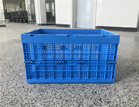Conteneur pliable en maille plastique recyclable, empilable et pliable pour le stockage logistique