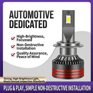 Faros LED Exclusivos para Automóvil, 120W de Alta Potencia, Ultra Brillantes, 12V, 12,000 Lúmenes, Modificación H1 H4 H7 9005 H8 <span class=keywords><strong>H9</strong></span>, Ajuste Universal - Product Image 5