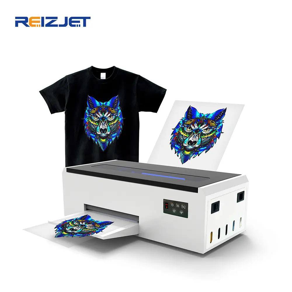 Reizjet New Diy Mini Digital Flexo Printer Sticker Printer Machine Digital Logo Printing Machine A4 Dtf Printer