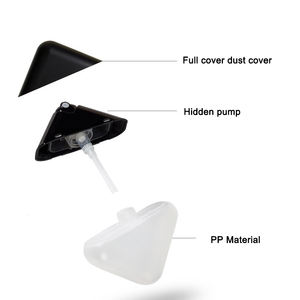 Flacon pulvérisateur de poche en plastique carré miniature vide de 28 ml, mignon, pour <span class=keywords><strong>alcool</strong></span>, parfum, 100 pièces, pulvérisateur à pompe avec impression d'écran - Product Image 3