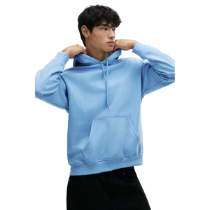 Sudadera con Capucha Extra Grande 100% Algodón, Unisex, con Doble Cremallera, Color Sólido, Informal para Otoño, con Capucha, OEM, ODM, Logotipo Personalizado - Product Image 3