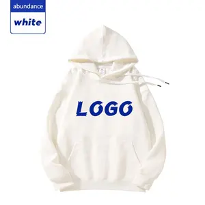 OEM high-quality customized hoodies with thickened 100% pure cotton wholesale men's and women's universal pullover