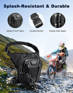 Bolsa de pierna extensible, bolsa de pierna <span class=keywords><strong>para</strong></span> motocicleta, <span class=keywords><strong>riñonera</strong></span> <span class=keywords><strong>para</strong></span> pierna <span class=keywords><strong>para</strong></span> bicicleta de carreras, ciclismo, equitación, senderismo, Camping, pesca - Product Image 4