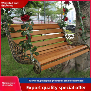 Sillas colgantes de madera maciza de estilo familiar para niños, columpios para patio exterior, sillas colgantes de tablón para el hogar, <span class=keywords><strong>oferta</strong></span> especial - Product Image 2