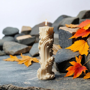Nuevo molde <span class=keywords><strong>de</strong></span> silicona para velas <span class=keywords><strong>de</strong></span> aromaterapia con cilindro europeo creativo 3D Diy, decoración <span class=keywords><strong>de</strong></span> Pilar Simple, molde <span class=keywords><strong>de</strong></span> silicona <span class=keywords><strong>de</strong></span> yeso - Product Image 1