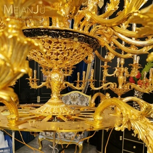 Lustre de qualité supérieure <span class=keywords><strong>Luminaire</strong></span> suspendu d'intérieur moderne de luxe Finition dorée <span class=keywords><strong>Cuivre</strong></span> pur par Zhongshan pour villas - Product Image 6