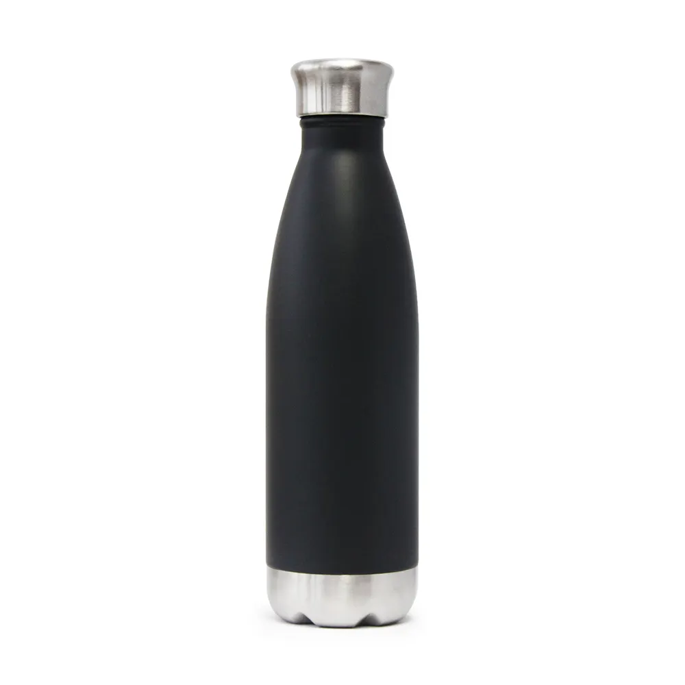 cola shaped 1 liter stainless steel water bottle