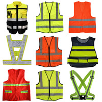 Gilet Réfléchissant en Polyester Haute Visibilité Certifié CE pour Inspection Annuelle des Voitures, Multi-Styles, OEM/ODM