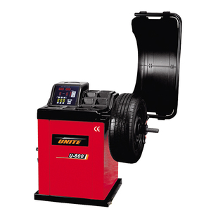 Équilibreuse de roues de voiture UNITE U-800 avec modèles de pédale de <span class=keywords><strong>frein</strong></span> en option, outil d'alignement des roues - Product Image 1