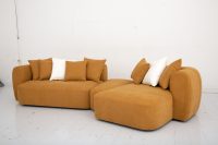 Nisco Fabrika Doğrudan Satış Toptan Yüksek Kalite Modern Lüks Modüler Kombinasyon Bukle Kumaş Otel Daire Dinlenme Koltuğu