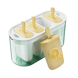 <span class=keywords><strong>Molde</strong></span> para helados tipo paleta con tapa, <span class=keywords><strong>de</strong></span> grado alimenticio, fácil <span class=keywords><strong>de</strong></span> desmoldar, para uso doméstico, para bloques <span class=keywords><strong>de</strong></span> hielo y helados congelados - Product Image 1