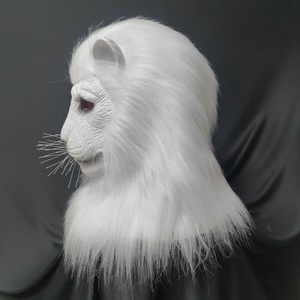 Nueva Máscara de León de Lujo, Divertida y Realista, Máscara de Cabeza Completa para Fiestas, Disfraz de Animal Salvaje para Cosplay, Máscara de Halloween para Adultos - Product Image 3