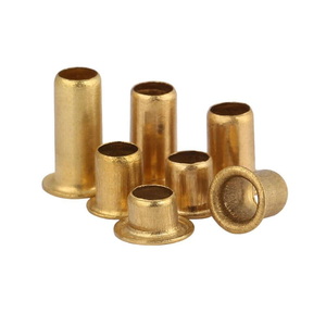 Rivets creux en laiton de qualité 4 entièrement filetés, tête ronde, diamètre 3/8 pouce, pour l'industrie de la construction - Product Image 1