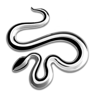 Pegatina personalizada para puerta lateral de coche, logo de serpiente de metal, <span class=keywords><strong>2022</strong></span> - Product Image 3