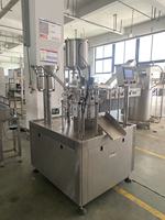 Machine de remplissage et de bouchage de sachets à bec verseur de bureau, pour Doypack, construction métallique, capacité 200 kg, 1150x1100x1870mm, stock disponible