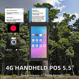4G WIFI <span class=keywords><strong>Android</strong></span> 13/14 OS 5,5 \ "Pantalla táctil Máquina de terminal <span class=keywords><strong>POS</strong></span> de mano con conectividad Bluetooth Impresora térmica de 58mm - Product Image 2