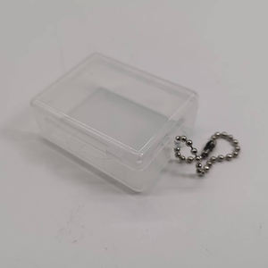 Mini boîte en plastique transparent Guka boucles <span class=keywords><strong>d</strong></span>'oreilles anneau boîte <span class=keywords><strong>de</strong></span> <span class=keywords><strong>rangement</strong></span> pour écouteurs couverture <span class=keywords><strong>de</strong></span> bande anti-poussière PP <span class=keywords><strong>vide</strong></span> boîte <span class=keywords><strong>de</strong></span> cadeaux en plastique chaîne - Product Image 3