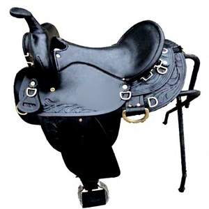 Selle de cheval en cuir véritable et bois de bambou, tapis de cheval absorbant la transpiration, très confortable, écologique, durable et respirant - Product Image 6