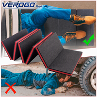 Tapis de réparation automobile pliable VEROGO EVA, tapis de travail portable pour mécanicien, tapis de garage imperméable et rembourré pour auto, maison et voyage