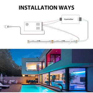 Fabricante de Luces COB 2026RGB, Tira de LED RGB COB de 576D/M, 24V, IP65, Impermeable, con Certificación UL y CE, para Decoración del Hogar y Fiestas - Product Image 6