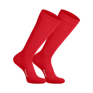 Crew Anti-Bacterial Spandex/Nylon Knitted Solid Pattern Autumn Sports Socks with Body Logo and Needle Detection for Adult - Product Image 1