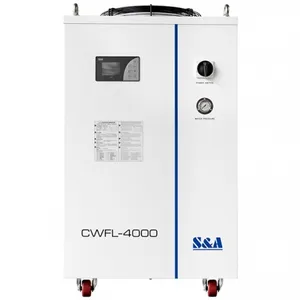 S & A soğutucu lazer soğutma sistemleri CWFL- 4000W hava soğutma Chiller Fiber lazer kesim makinesi