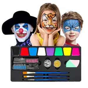 KHY Best Seller Kid Child Organic Multi Color Goat With Stencil Sketch Women For Girl Face Paint