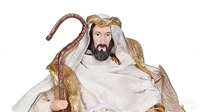 Ornement de Noël en plastique SOTE 2026, crèche sainte, 40 cm, certifié BSCI, pour décoration intérieure de Noël