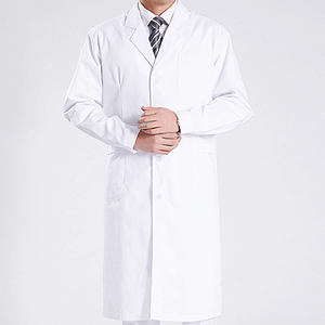 उच्च गुणवत्ता वाले सफेद डॉक्टर ब्लाउज ड्रेस थोक नर्स लैब कोट गुणवत्ता अस्पताल की वर्दी - Product Image 6