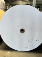 Papier de démoulage en pâte de bois écologique imperméable en rouleau jumbo, enduit de silicone d'un côté, pour bandes adhésives - Vente en gros