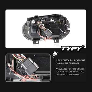 Faros Delanteros TYPY para Volkswagen <span class=keywords><strong>Golf</strong></span> <span class=keywords><strong>4</strong></span> 2003-2009 con Ojos de Ángel, Lentes de Proyector, Kit de Conversión MK4, Conjunto de Faros de Xenón - Product Image 6