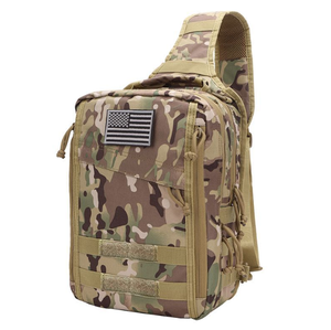 HBS01 Mochila Táctica Impermeable de Nylon para Exteriores, Bolso de Hombro EDC, Riñonera Molle - Product Image 3