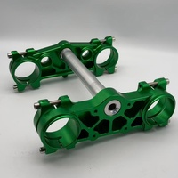 Ensemble de potence de direction de moto avec triple collier de serrage pour KX250F 450F, accessoires de moto en alliage d'aluminium