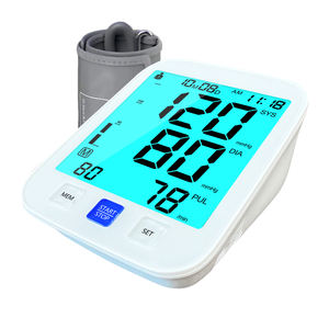 Esfigmomanômetro digital automático CE ISO Bp tipo braço para máquina de <span class=keywords><strong>monitor</strong></span> de pressão arterial de clínica hospitalar - Product Image 1