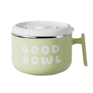 Tazón de Acero Inoxidable para Fideos Instantáneos, Gran Capacidad, con Tapa, para Estudiantes en Residencia y Cafetería - Product Image 5