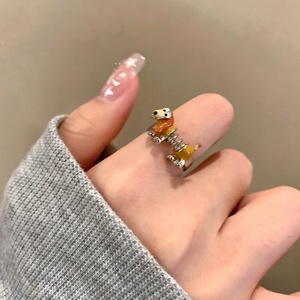 Anillos <span class=keywords><strong>de</strong></span> Moda con Diseño <span class=keywords><strong>de</strong></span> Monstruo <span class=keywords><strong>de</strong></span> Dibujos Animados <span class=keywords><strong>para</strong></span> Mujeres y Niñas, Anillo <span class=keywords><strong>de</strong></span> Corazón con <span class=keywords><strong>Piedra</strong></span> Lunar Brillante, Regalos <span class=keywords><strong>de</strong></span> Cumpleaños, Joyería - Product Image 3