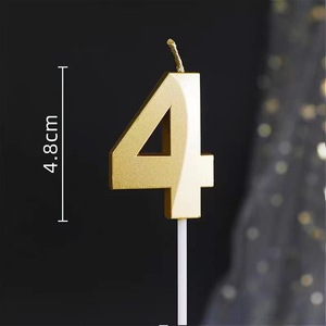 Bougies <span class=keywords><strong>d</strong></span>'<span class=keywords><strong>anniversaire</strong></span> numérotées 2026, <span class=keywords><strong>d</strong></span>écorations de <span class=keywords><strong>gâteau</strong></span> scintillantes 0-9 en cire pour <span class=keywords><strong>anniversaire</strong></span>, mariage, fête, célébration, boîte emballée - Product Image 4