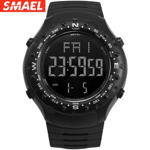 Montre SMAEL 1342 de style minimaliste, montre numérique, étanche, double mouvement, pour homme - Product Image 3