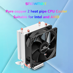 Kardan adam bakır ısı boruları CPU soğutma fanı soğutucu Pc Cpu HAVA SOĞUTUCU bilgisayar PC Fan CPU soğutucu - Product Image 6