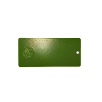 Peinture en poudre polyester vert mousse RAL6005 pour clôture haute sécurité / clôture à panneaux Pintura En Polvo
