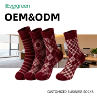 Chaussettes pour hommes de qualité supérieure personnalisées en gros, logo personnalisé, coton antibactérien, respirantes, chaussettes décontractées à carreaux pour tous les jours