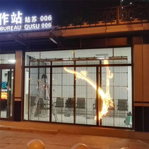 P3.91-7.81 Full Color Hd Advertising Ultra Thin Glass Led <b>Wall</b> Panel Event Led <b>Screen</b> Clear Transparent Led Display - Product Image 3