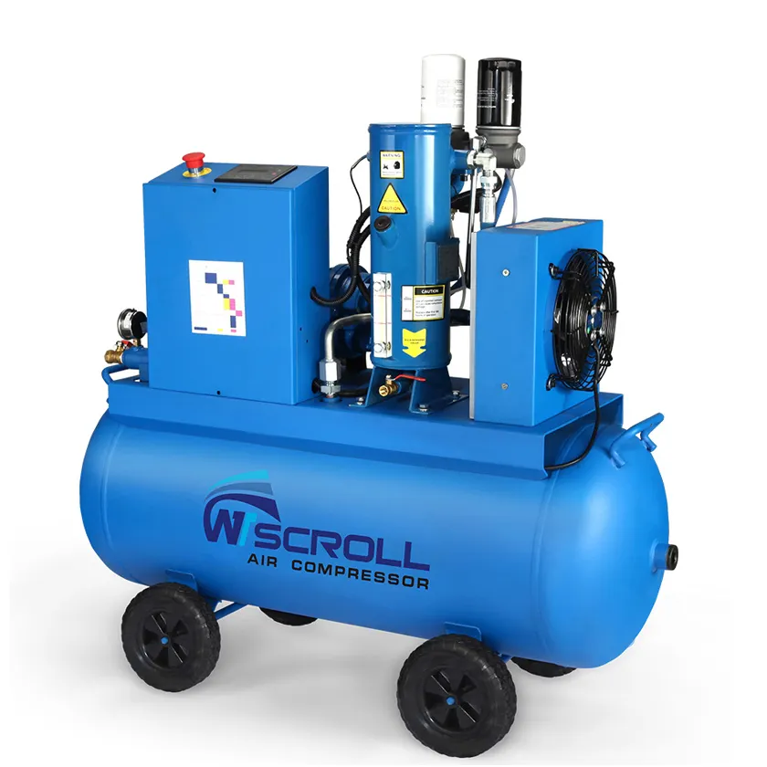 Taşınabilir sessizlik 220V 6hp endüstriyel silencioso kompresör de aire para pintar