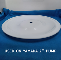 Diaphragme en caoutchouc PTFE 770815, pièce de pompe YAMADA pour pompe à diaphragme pneumatique NDP-50BAT, blanc, automobile, basse pression