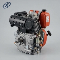 Moteur diesel certifié Stage V 192FA 499cc 13HP refroidi par air pour les machines de construction sur le marché européen